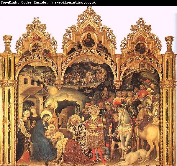Gentile da  Fabriano The Adoration of the Magi3